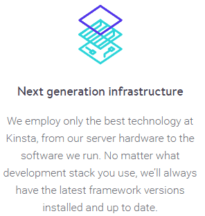 Kinsta Next generation infrastructure